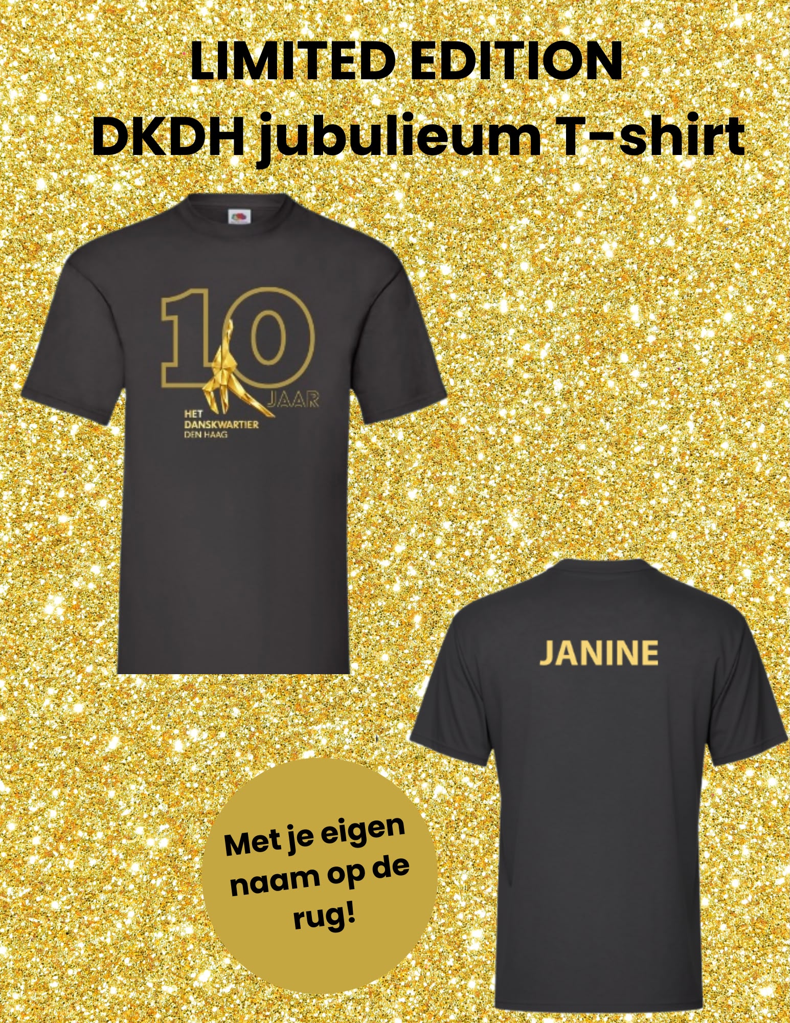 DKDH Jubileum t-shirt Limited edition DKDH Jubileum T-shirt LIMITED EDITION